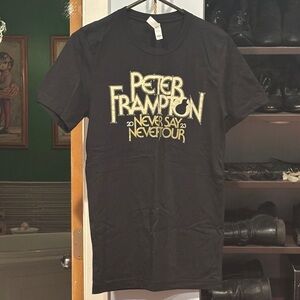 Peter Frampton Never Say Never 2023 Tour Shirt - Women’s Size Small